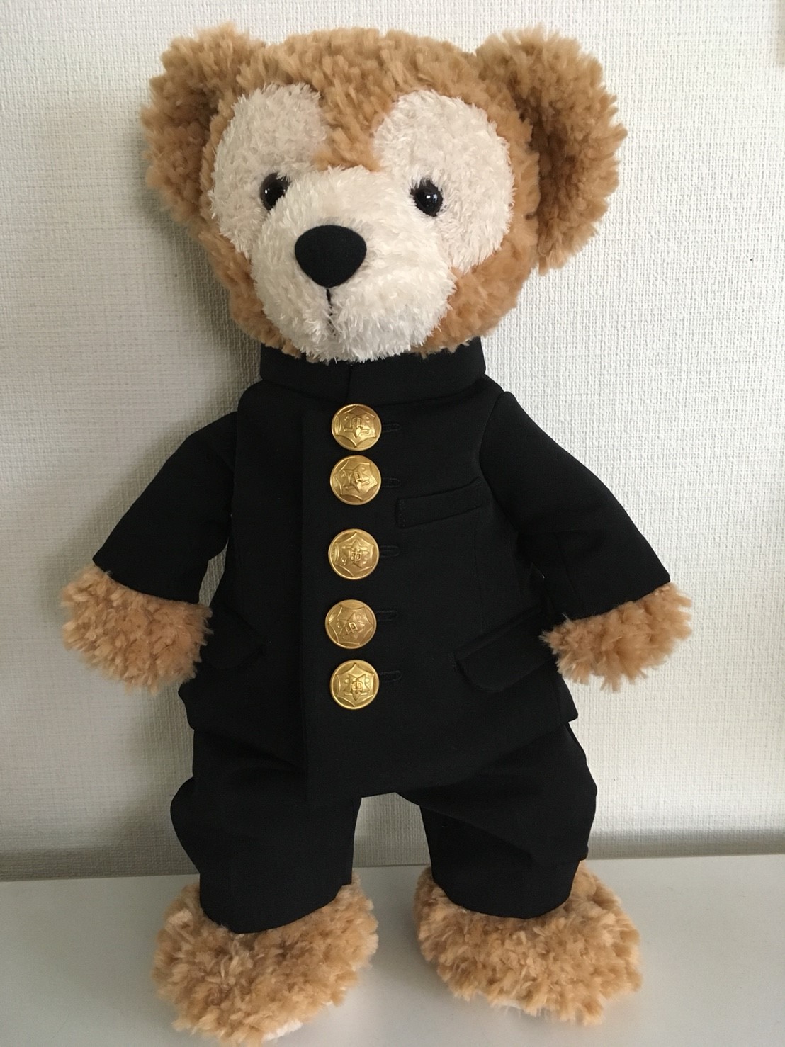 NO.26ミニチュア制服（プレミアムベアー 中学生の学ランダッフィー）